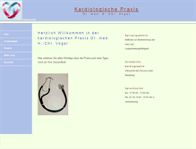 Tablet Screenshot of kardiologische-praxis-passau.de